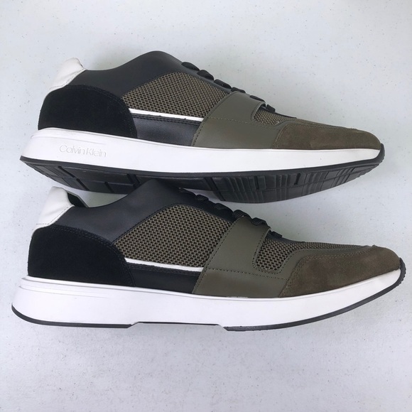 CALVIN Klein Dudley Silky Suede Smooth Calf Shoes - Picture 3 of 10